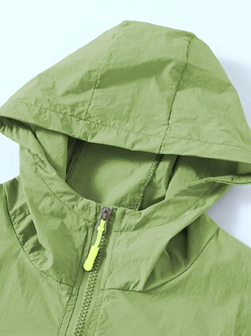 Aventra Women’s Lightweight Full-Zip Outdoor Hooded Jacket