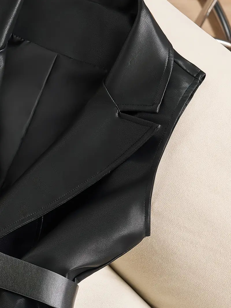 The Glare Edit SculptLeather Vest
